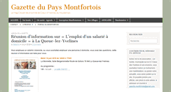 Desktop Screenshot of gazette-montfortois.fr