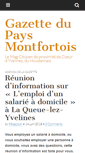 Mobile Screenshot of gazette-montfortois.fr
