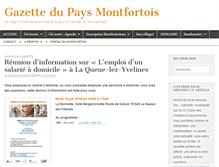 Tablet Screenshot of gazette-montfortois.fr